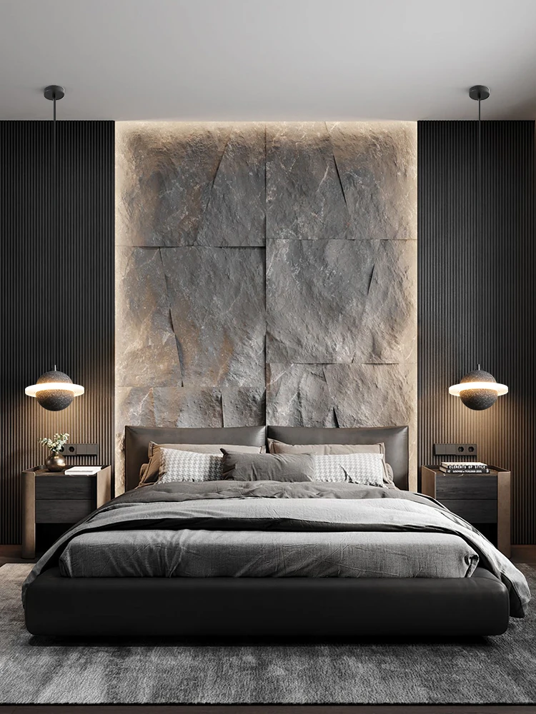 Nordic terrazzo planet small creative Star satellite restaurant bar bedroom bedside cement modern pendant light