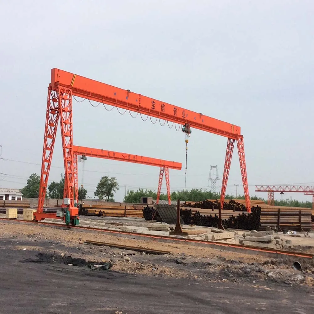 Machinery Repair Shops workshop single girder 5 ton mobile gantry cranes