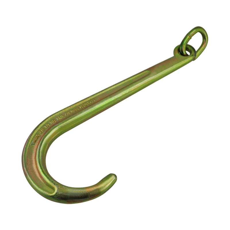 Hot Selling Industrial Use Zinc and Steel Clevis Hook Metal J Hook with Plated Finish for Heavy Industry