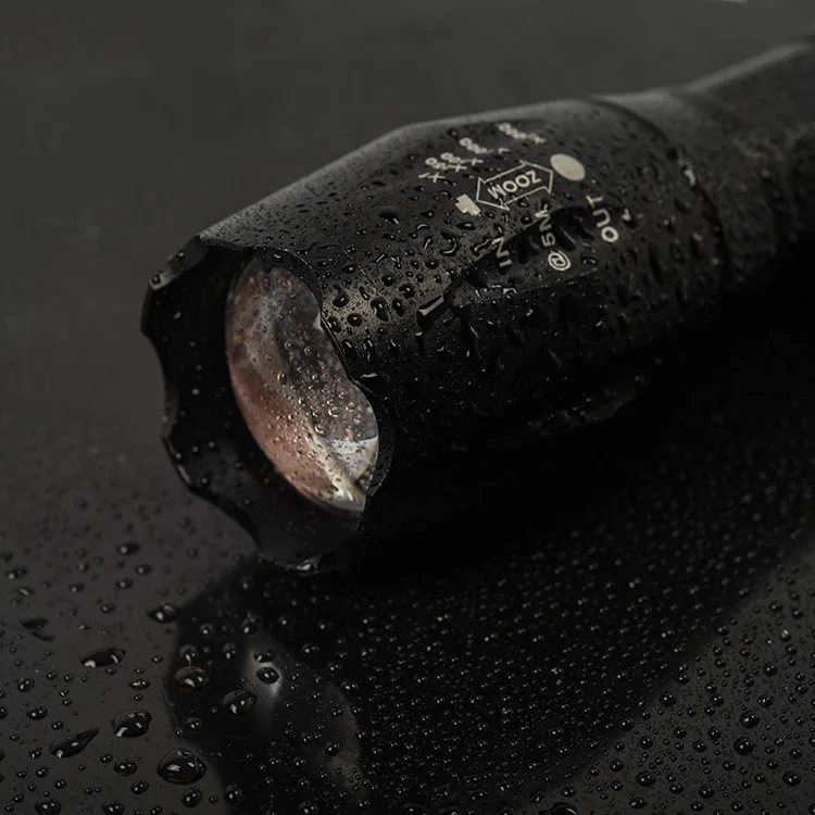 1000 Super Bright High Lumen Led Flashlight,XML T6 10W 5 Modes Zoom Water Resistant Led Emergency Torch Light For Camping