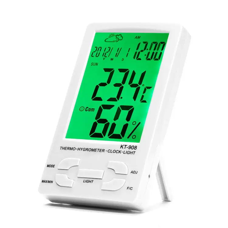 Professional Digital Lcd Display Clock Forecast Weather Station electronic thermometer& hygrometer temperature instruments