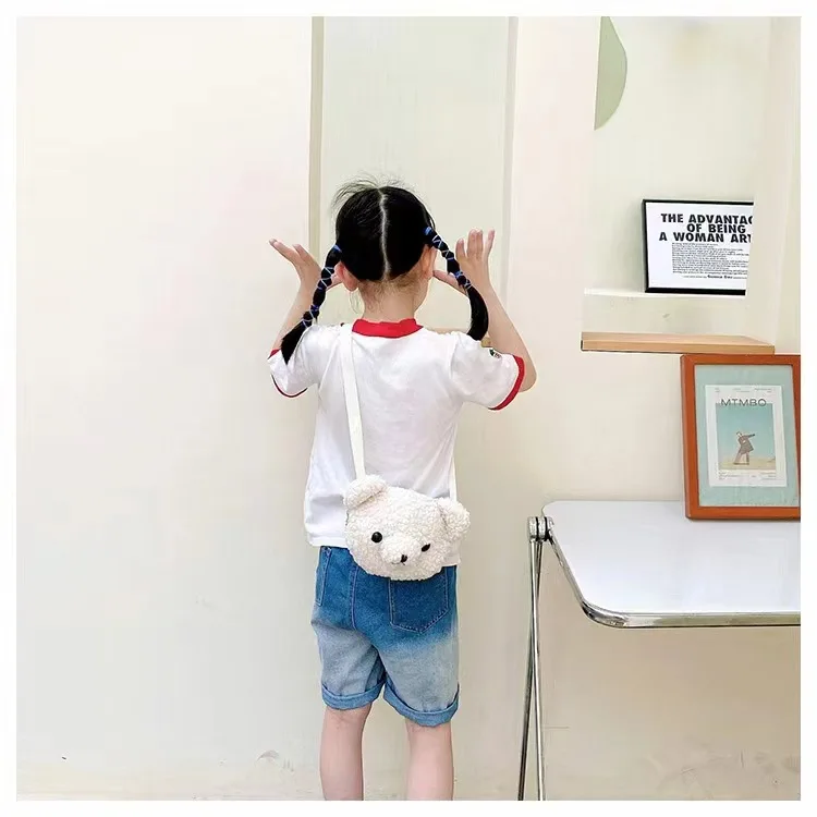 wholesale stuffed animal cute hello cat  doll plush toy with bag soft  plush toy