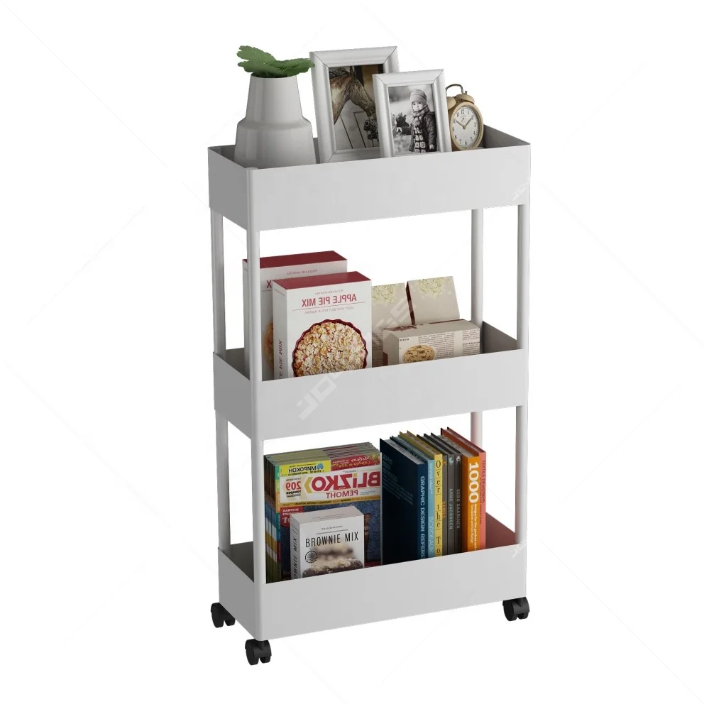 Most Popular Gap Utility Storage Trolley Bathroom 3 Tier Slim Storage Carts For Kitchen Living Room Tight Spaces Narrow Gap