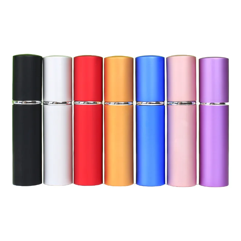 10ml flat head perfume dispenser bottle mosquito repellent alcohol spray small glass metal bottles