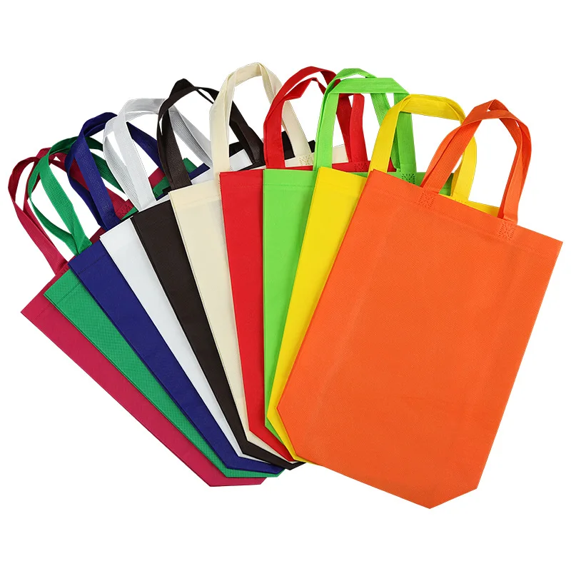 High Quality  Laminated Biodegradable Non Woven Vest Handle Bag