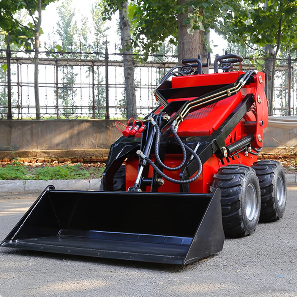 Fast delivery Chinese factory price Mini Skid Steer Loader With Attachment 300 kg Front Loader  multifunction mini loader