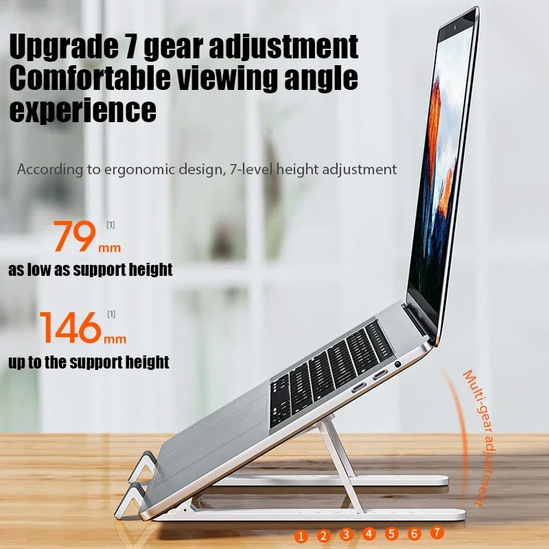 Adjustable Laptop Stand Portable Notebook Support Base Holder Table Foldable Bracket for MacBook Air iPad Tablet Accessories