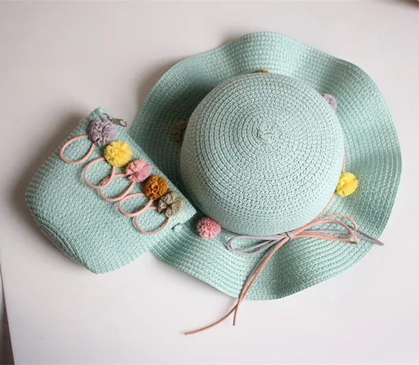 Wholesale cheap paper mini hats to decorate child straw hat and bag