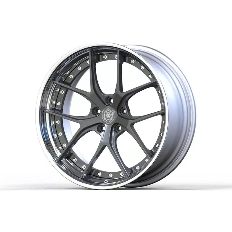 China forge wheels rims 21 22 inch two pieces alloy passenger car wheels