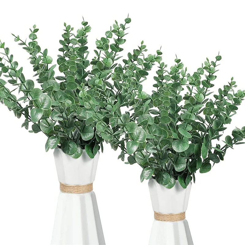 Green plants wholesale Artificial Eucalyptus Leaves Stems Green Branches Eucalyptus Leaves Ins Decorate Home Weddings