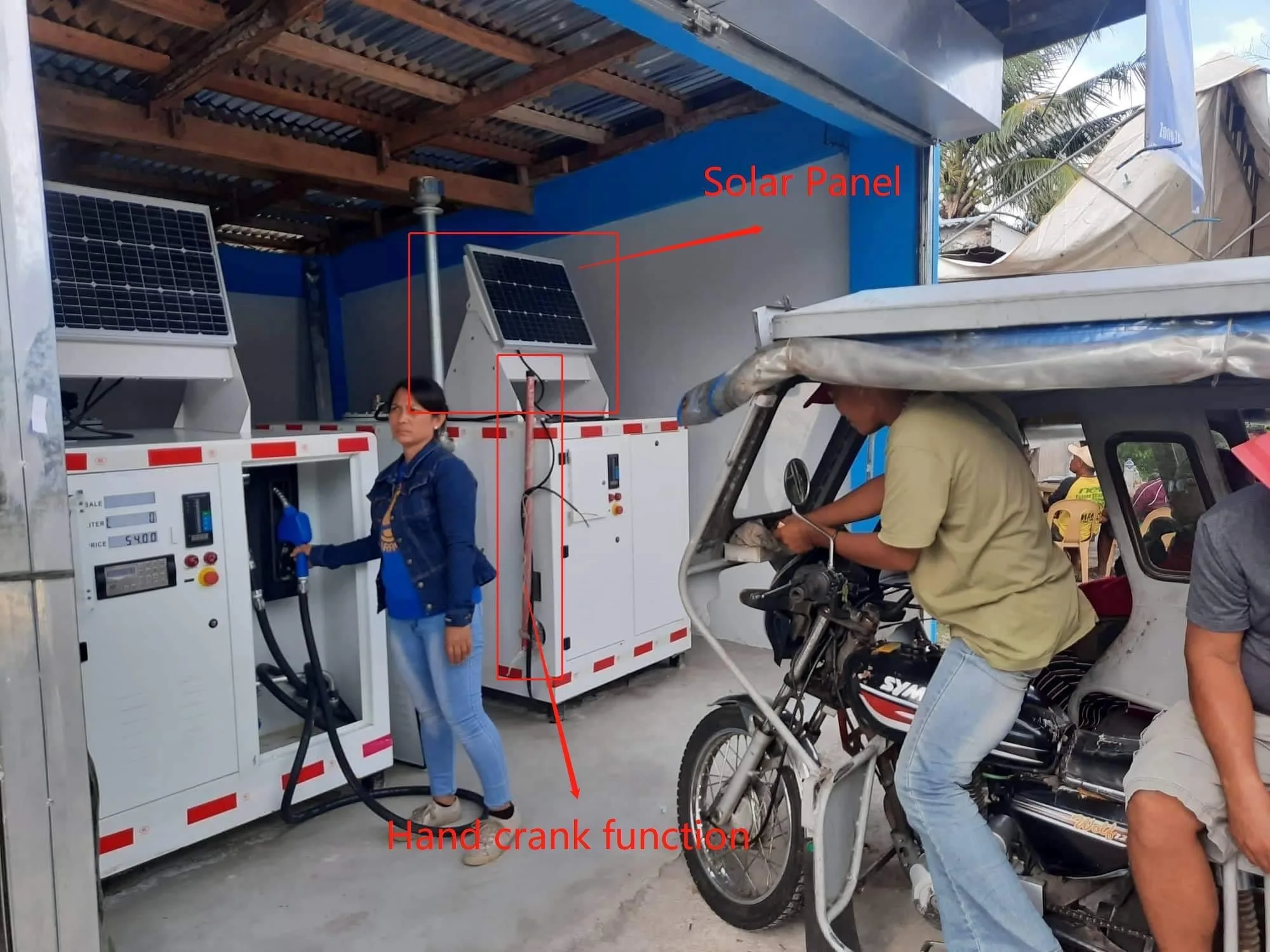Bluesky Portable Diesel Petrol Skid Mobile Fuel Gas Station Container Mini Fuel Station Service Equipment