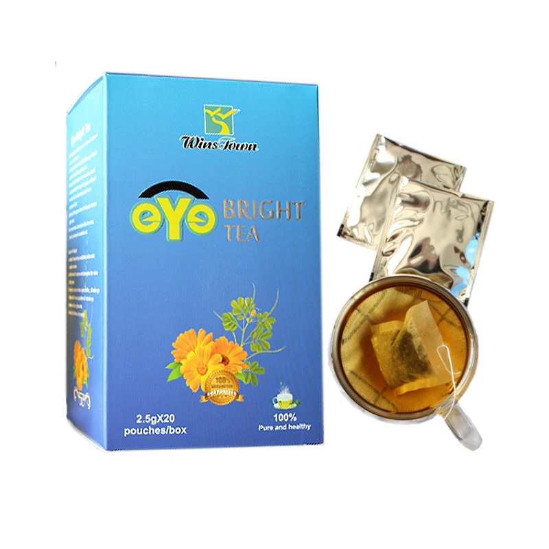 Winstown eye bright herbal tea natural detox healthy Chrysanthemum Lavender extract supplement vegan diet vision eyesight tea