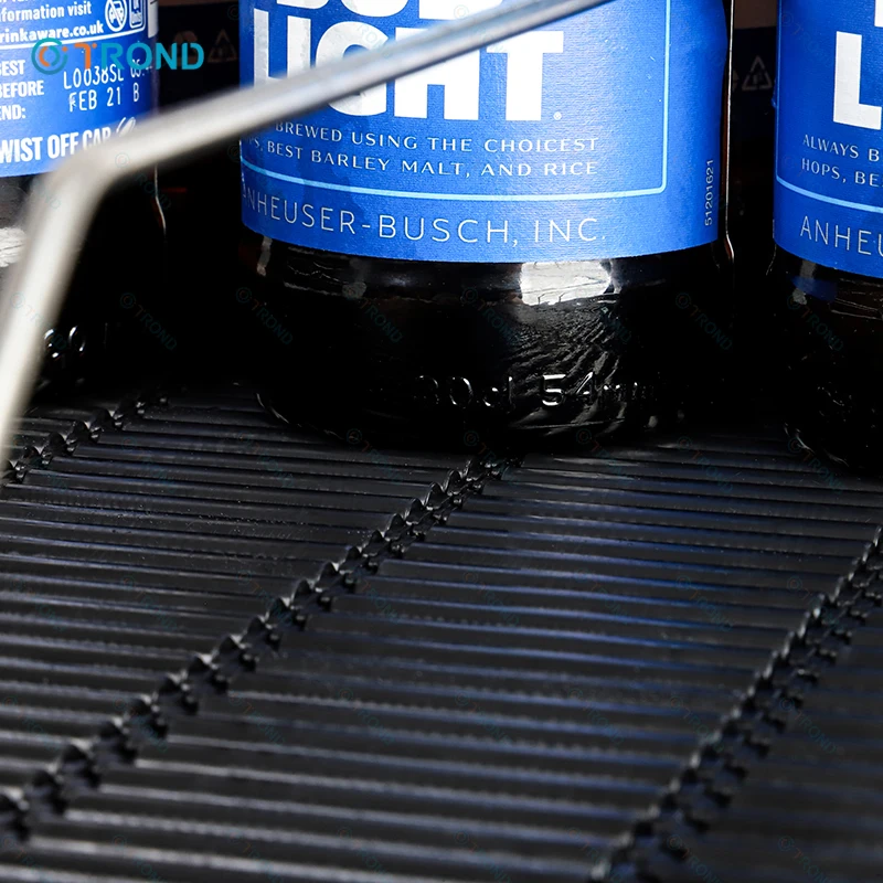 Customized Supermarket Shelves Gravity Shelf Roller System Bottle Drink Beverage Shelf Roller Glides