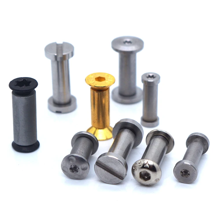 
OEM binding barrel sex post chicago screw for leather book metal craft belt 