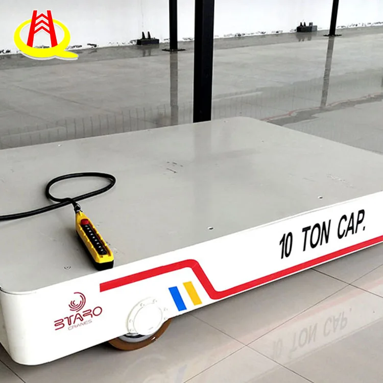 Twin/Transition Track Hongqi Workshop Rail Type Flat Cart