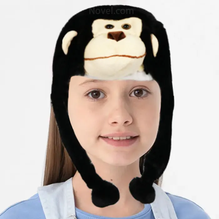 Hat Moving Ears Cap Head Warming  Fun Animal Tigers Hats