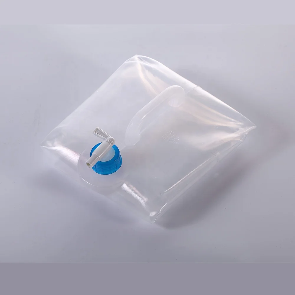 BPA Free Collapsible Water Container with Spigot, Camping Water Storage Carrier Jug for Outdoors Hiking Backpack & Survival Kit