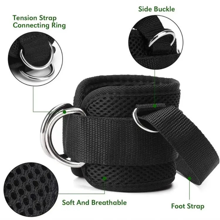 Ex-Factory Price ankle d ring strap / gym d ring strap / ankle weight With free sample