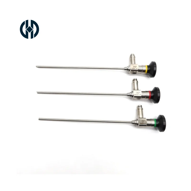 Manhua 90 degree OD 8mm 179mm portable endoscope ent unit camera module video laryngoscope for hospital