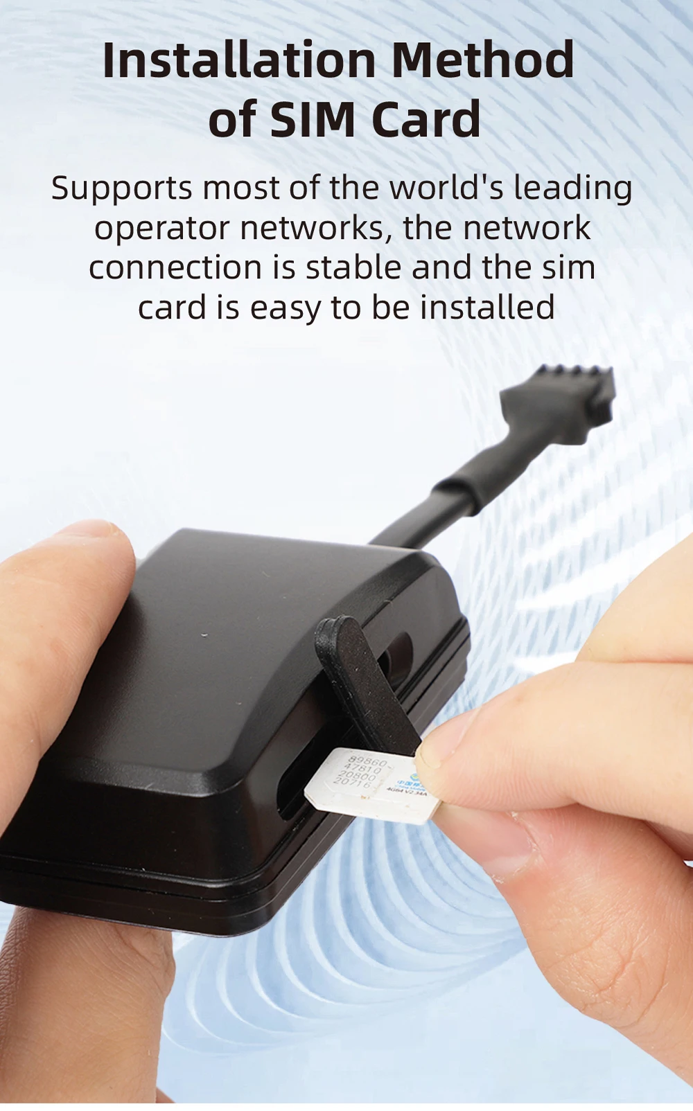 Waterproof gps tracker blind area transmission of GPS data 4G gps tracking