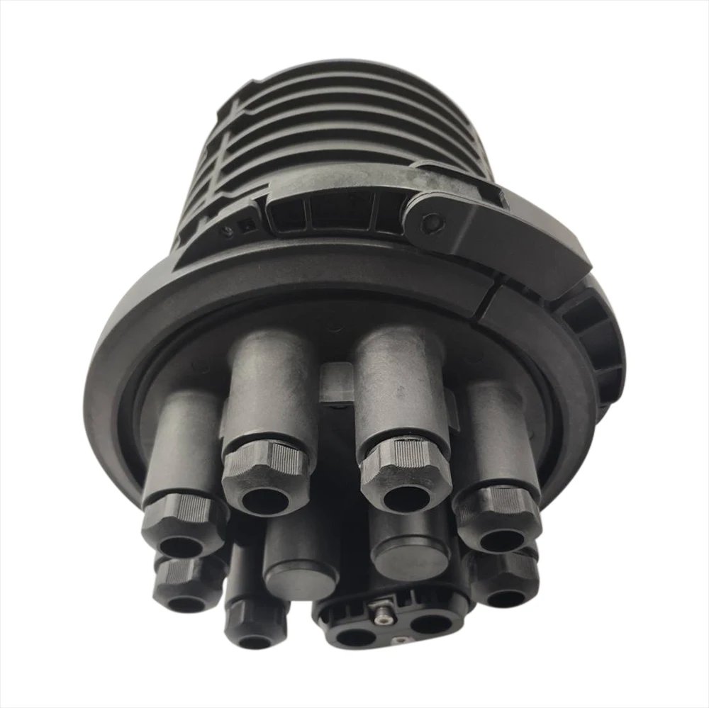 FCST012128 IP68 купольный тип и механическая уплотнительная волоконно-оптическая сращивающаяся Крышка для телекоммуникационной основной сети с 12 шт. сращивающихся лотков