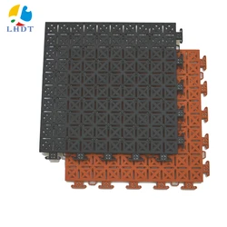 100% origin PP Plastic material sports floor interlocking suspended flooring tiles