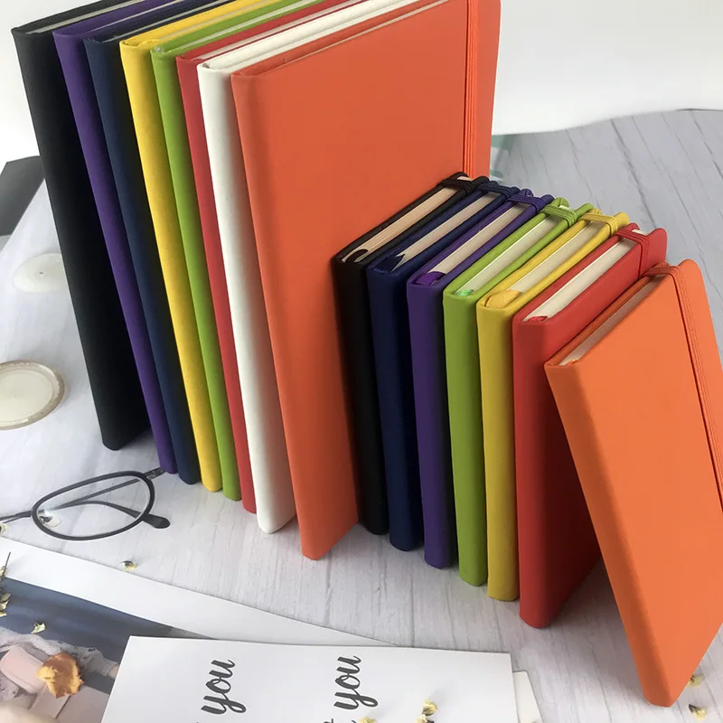 Cheap Gifts For All Occasions Business Company Merchandise Notebook A5 A6 Book Strap Notebook Promotional Office Products