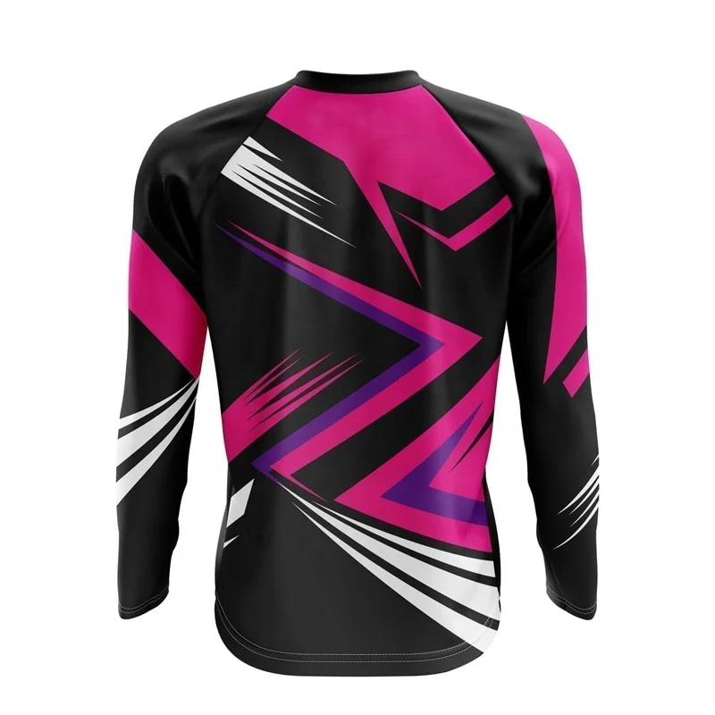 wholesale sublimated cycling racing jersey motorcycle jersey dirt bike shirt breathable long sleeve downhill motocross jersey