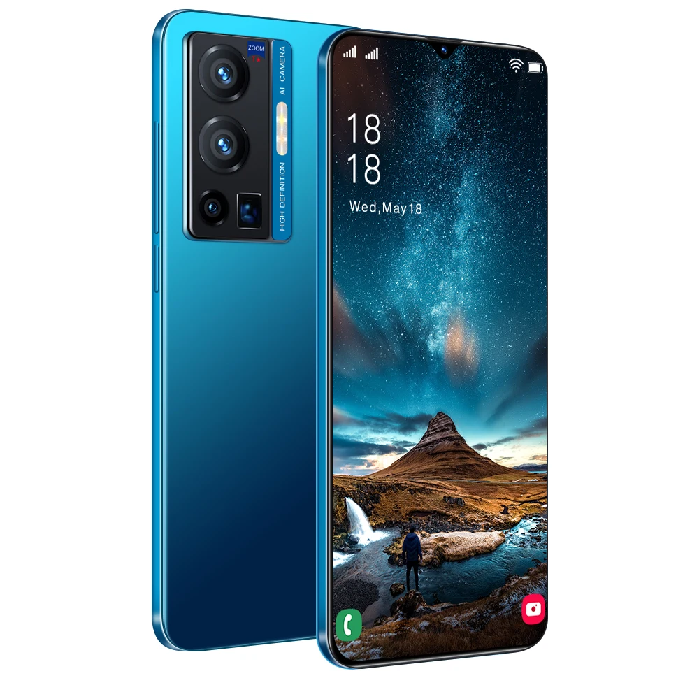 Huge discount 6.7-inch Large Screen X70Pro 16GB+512GB Android 11 5G Hot Touch screen running CLASS Full Netcom Mobile phone