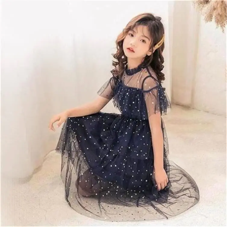 Outfits New Feeling Prom Dresses Evening Indian Kids Girl Black Girls Ballerina Dress