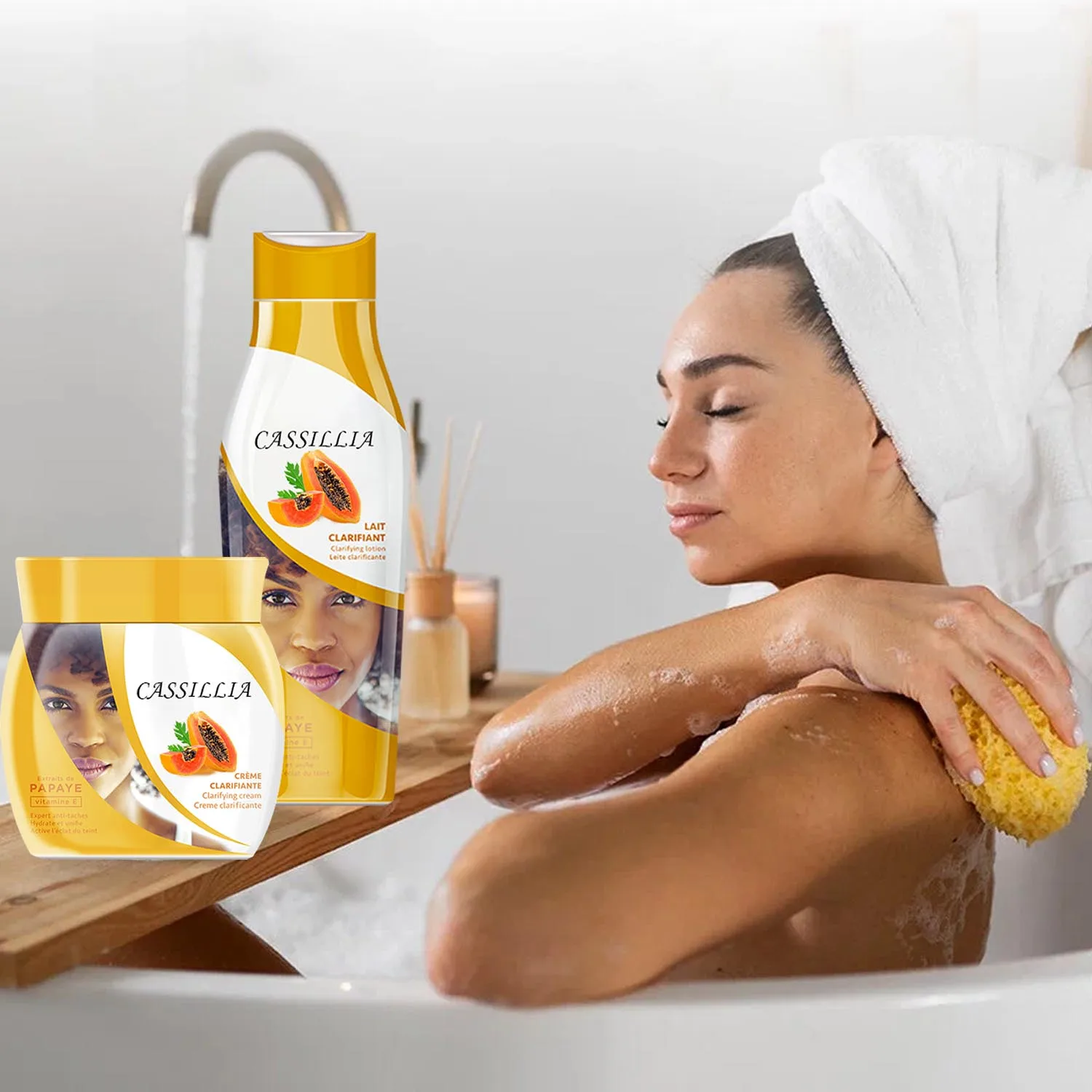 Skin Care Factory Private Label Lightening Body Cream Magic Milk Fast Organic Bleaching Brightening Whitening Body Lotion