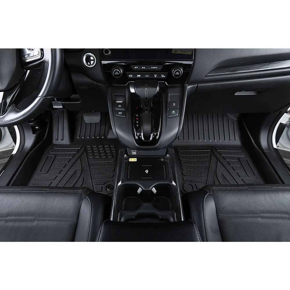 Factory directly Sales Hard Wearing All-Climate Rubber Floor Mats Tpe Rubber Car Floor Mats Carpet for CRV 2023