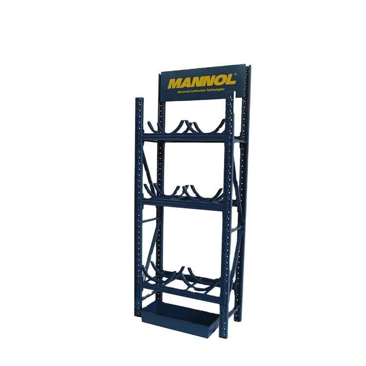 drum Oil display rack/ Metal drum Lubricant oil Shelf for 20L