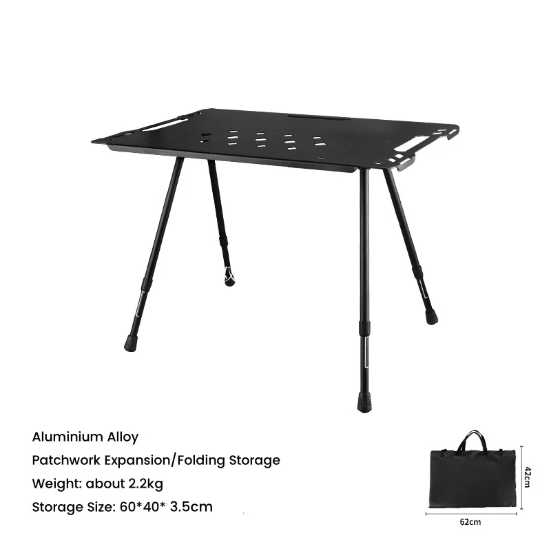 Folding Tables | Aluminum Alloy Folding Picnic Table - Stable, Multi-Functional Outdoor Equipment  for BBQ