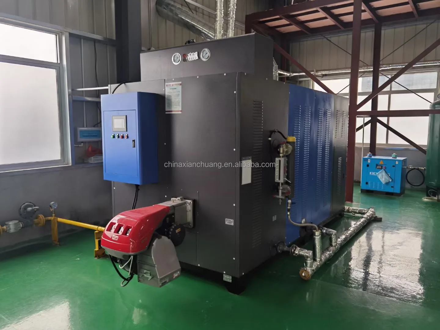 SZS double drum water tube 0.5 ton gas oil fired steam boiler