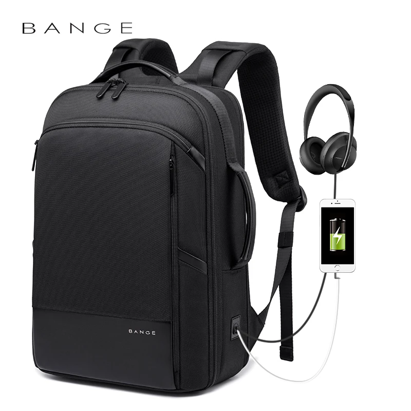 BANGE new styles functional usb business wholesale custom smart waterproof laptop school backpack bags for men