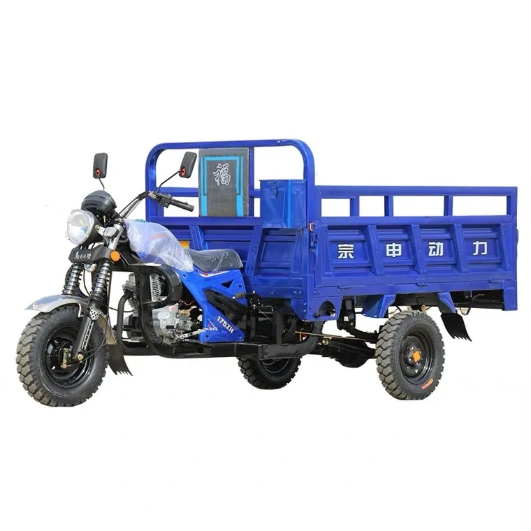 250cc Customized LOGO Farm Motorcycle Cargo Tuk Tuk Tricycle High Quality 3 Wheels Motorized Tricycle for Sale