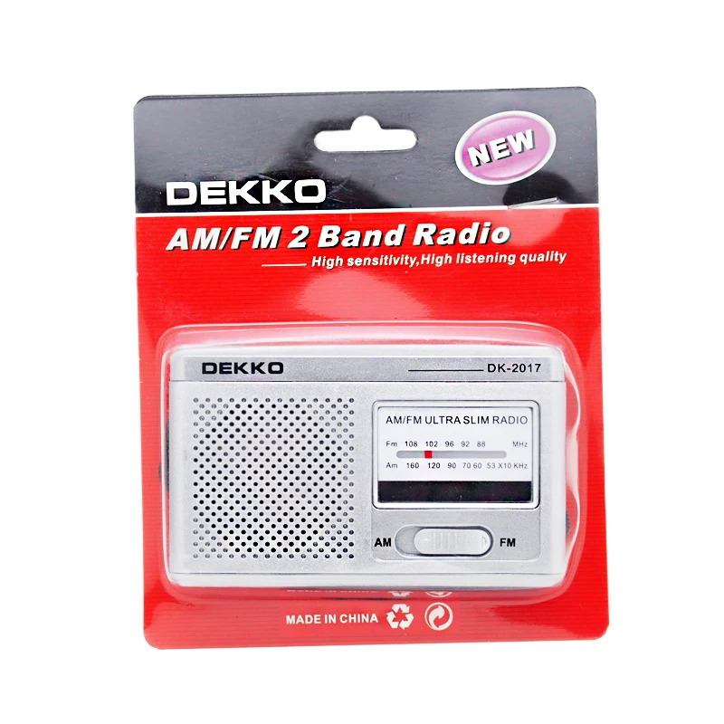 Highly sensitive high sound quality portable retro am fm radio