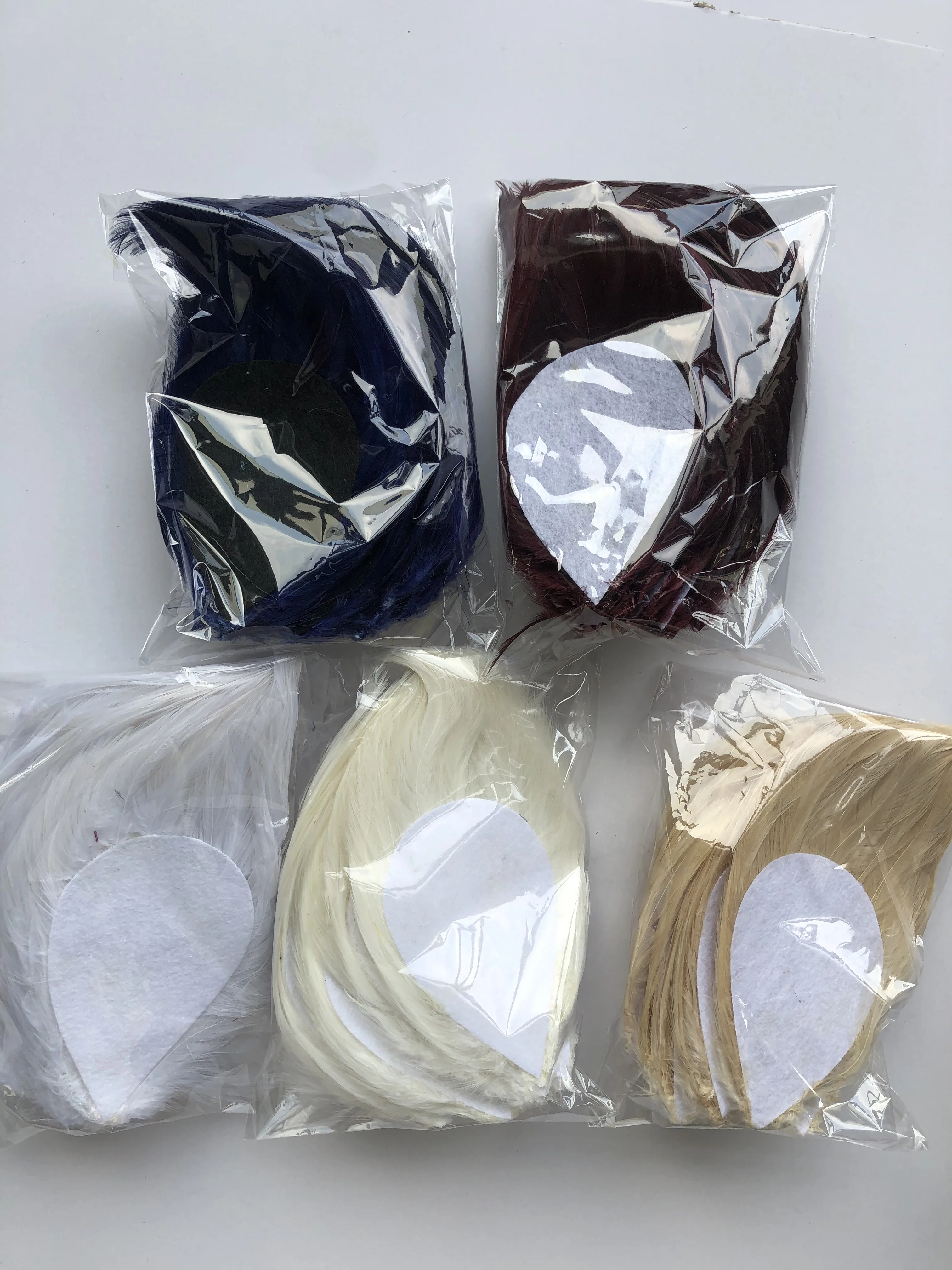 Crafts Halloween Costume Headbands DIY Wedding Decor Hat Fascinators Dyed Natural Goose Feather Pads for Women Hats Millinery