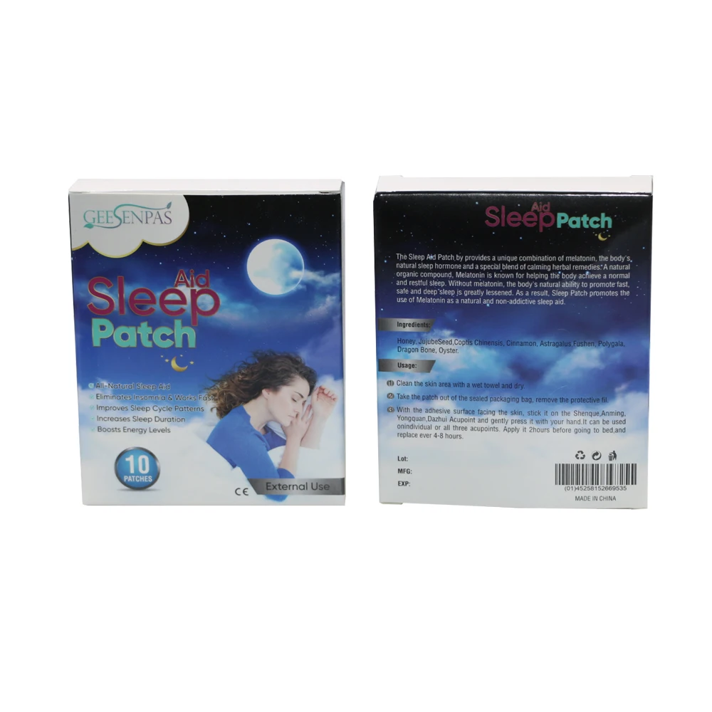 Wholesale New Arrivals No Melatonin Energy For Improve Sleep Aid Patch