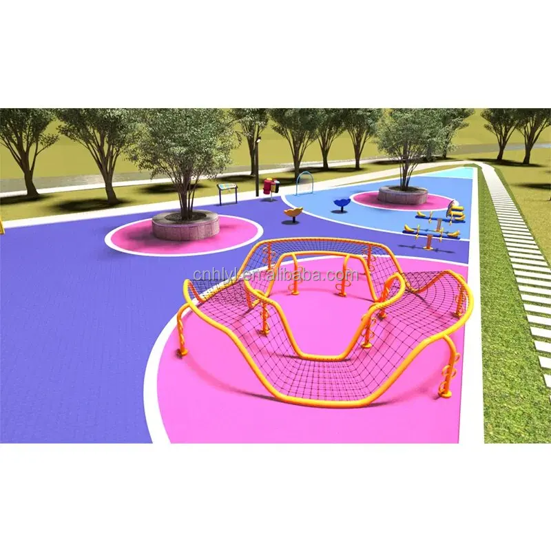 Outdoor Amusement Adventure Park Equipment For Kids and Adults