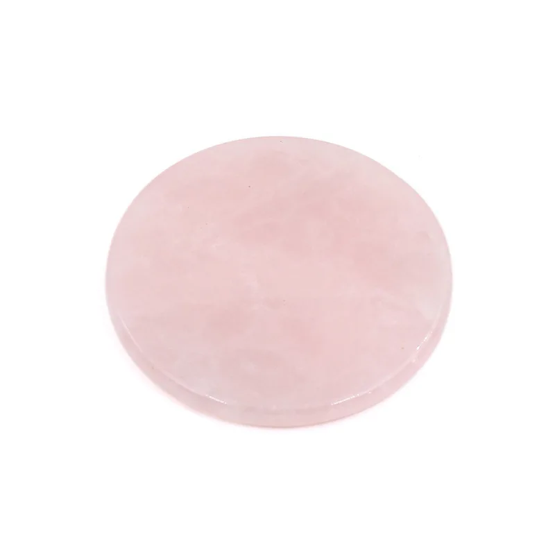 Wholesale Pink eyelash Extension Round Jade Stone Glue Lashes Adhesive Pallet Fake Eye Lash Pallet Pad Stand Holder