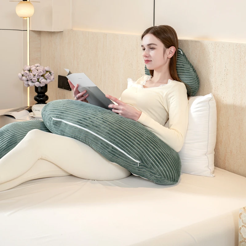 Hot selling new H shape cotton sleeping rest support Whole body care pregnancy pillow Maternal support side cushion for women