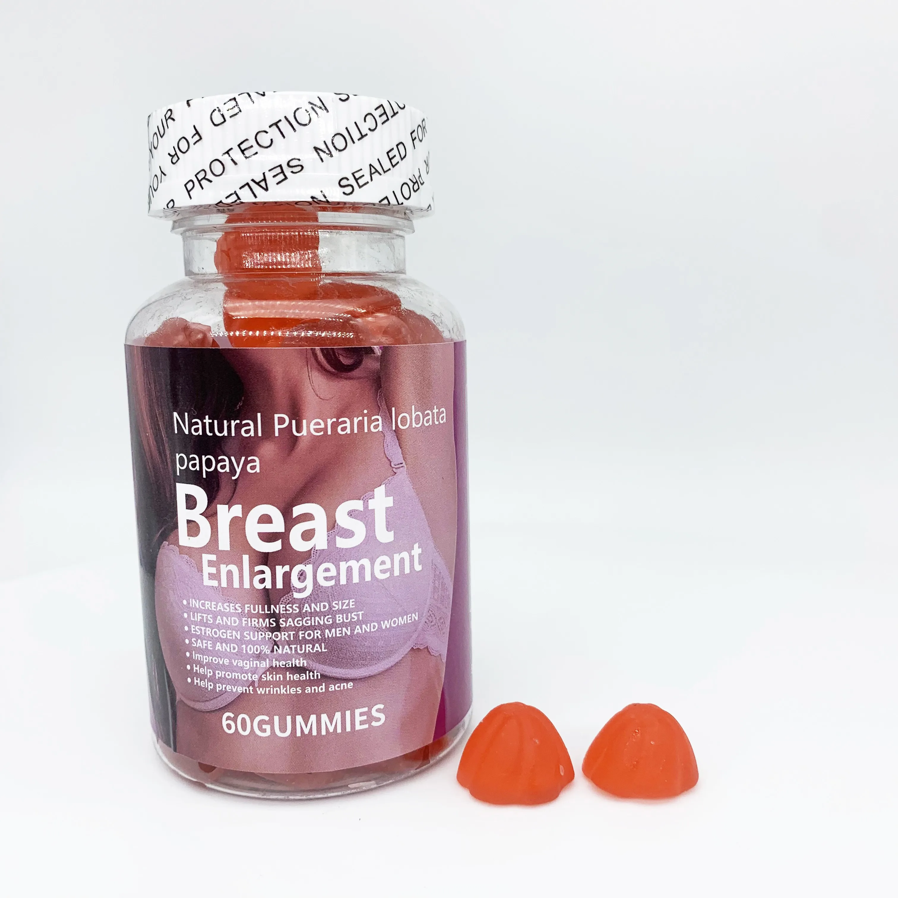ODM OEM Custom Private Logo hip booster big breast enlargement pills firming big breast women sexy breast enlargement gummies