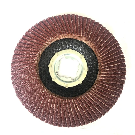 X-LOCK 115mm 125mm ALOX flap disc with fiberglass backing pad