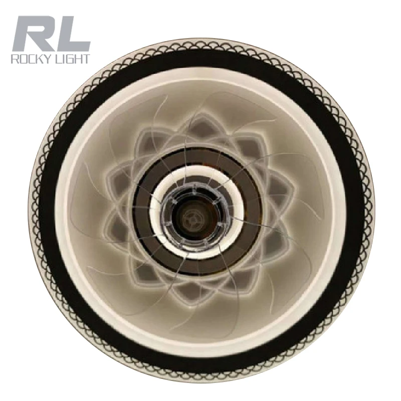 Светодиодный потолочный вентилятор Rocky Light, 56 Вт, низкая мощность, несколько стилей, с трехскоростным затемнением и скоростью ветра на выбор