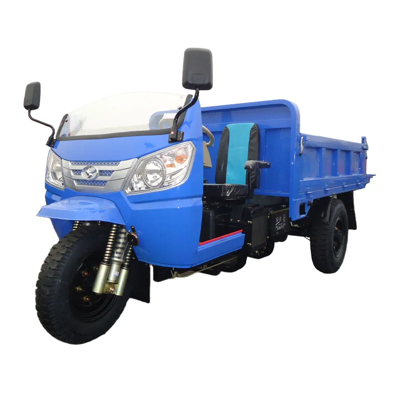 Factory Direct Diesel Row Half 3.6M Dump Large Capacity Truck Three Wheel Cargo Tricycle motorcycle