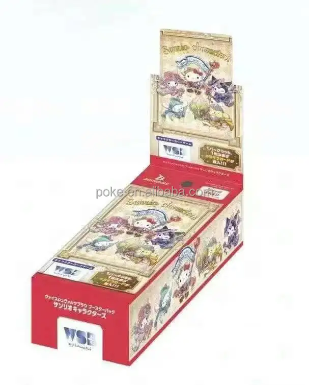 Оптовая продажа карта WSB sanrioes tcg аминовый помпон куроми HelloKitty игральные карты открывающиеся в зале для прямой трансляции