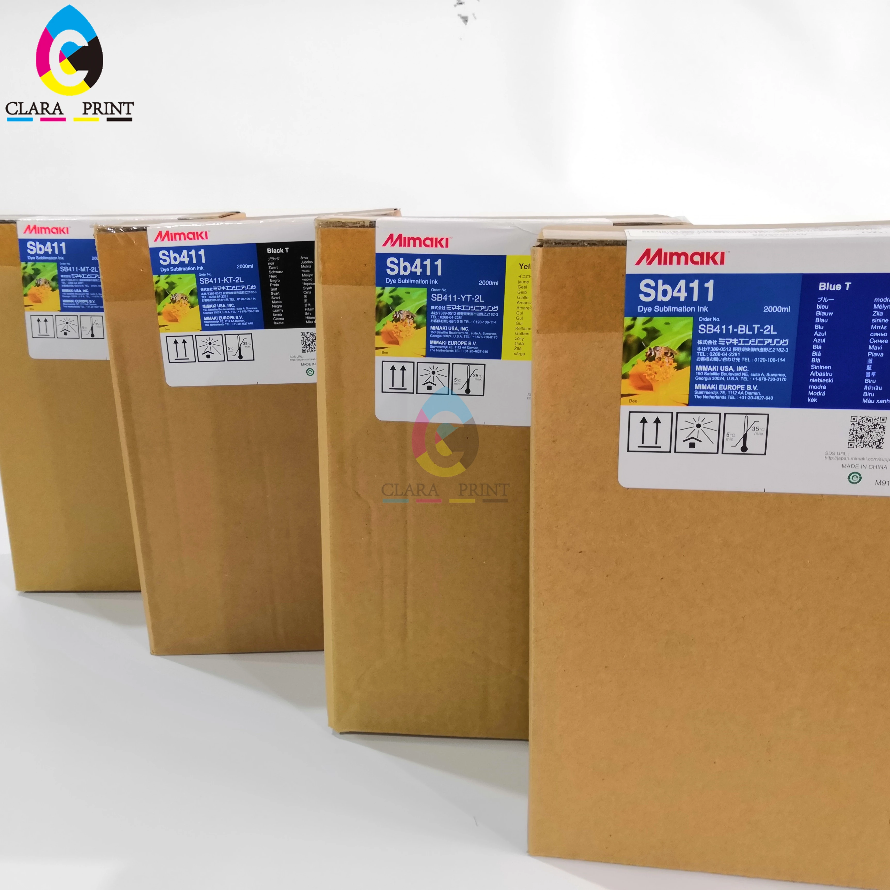  2000 мл оригинальный Mimaki SB411 чернильный 6 видов цветов (C M Y K LC