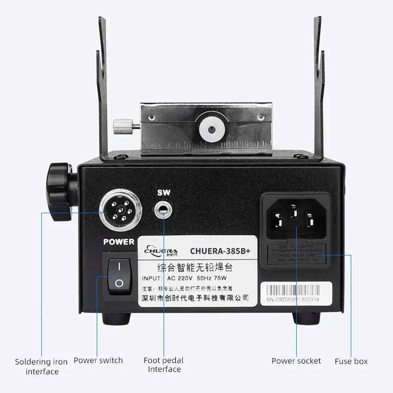 Wholesale High Quality CSD385C+ Digital Display HandHeld Controlled Automatic Feeding Tin Soldering Station